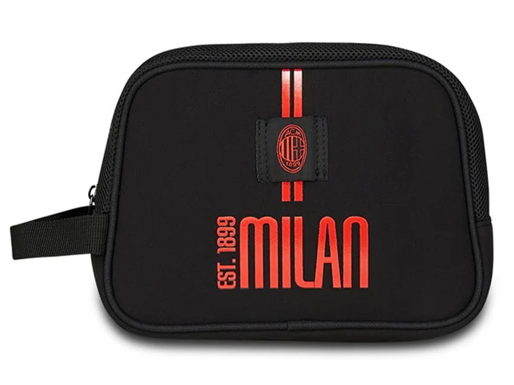 MILAN TROUSSE NERO CON LOGO | Ellepiu