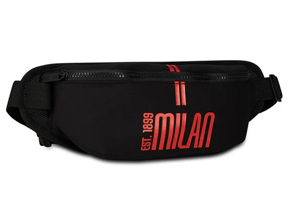 MILAN MARSUPIO NERO, CON LOGO | Ellepiu