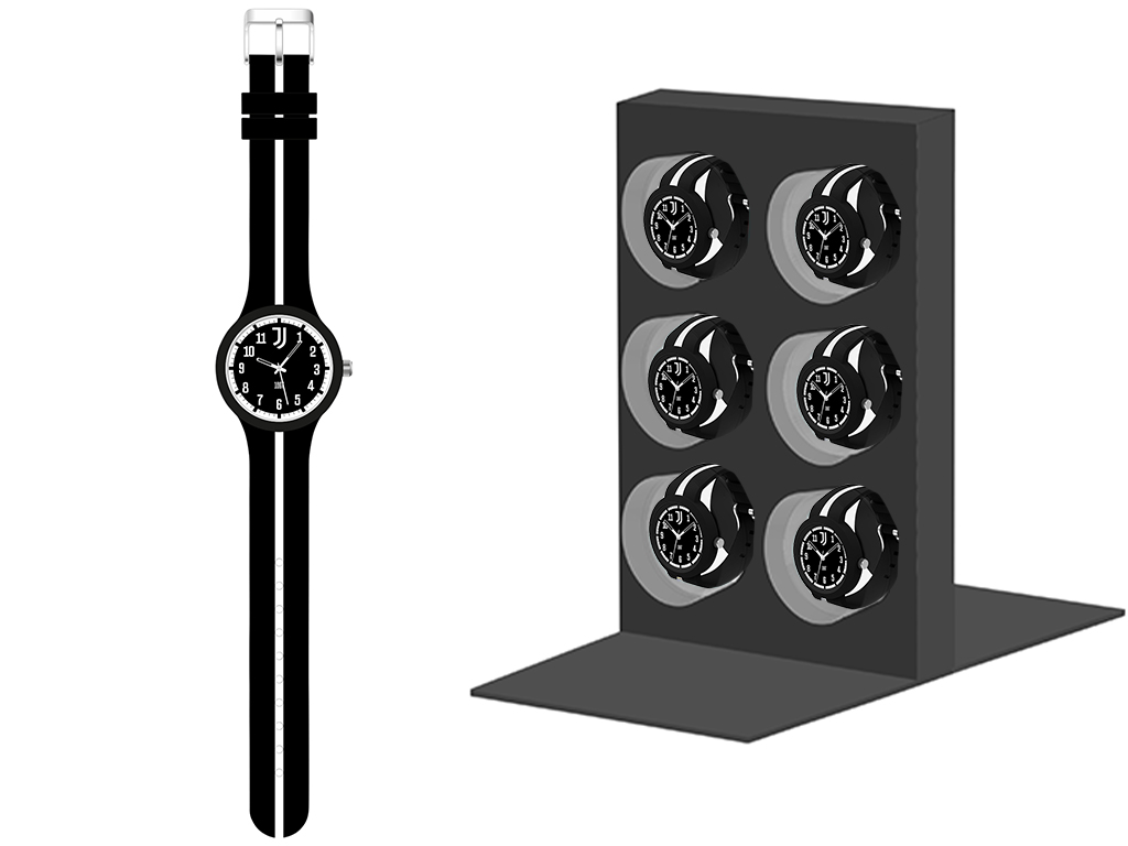 JUVE KIT 6 OROLOGI DA POLSO, CON ESPOSITORE | Ellepiu