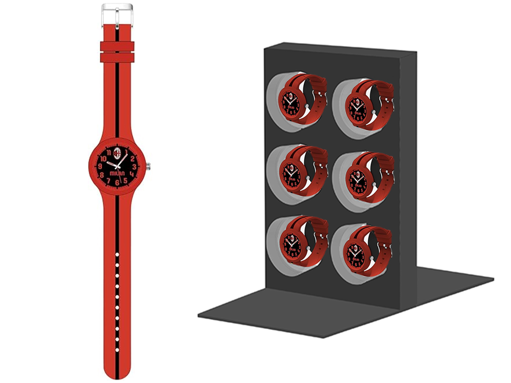 MILAN KIT 6 OROLOGI DA POLSO, CON ESPOSITORE | Ellepiu