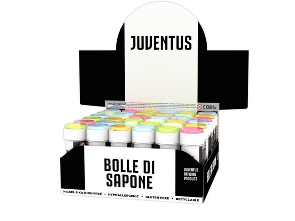 JUVE ESPO 36 FLACONI BOLLE DI SAPONE | Ellepiu