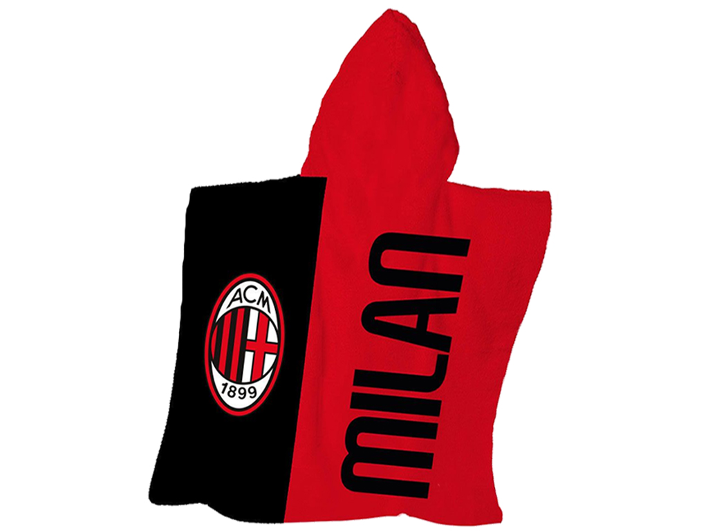 MILAN PONCHO IN SPUGNA,ROSSO | Ellepiu