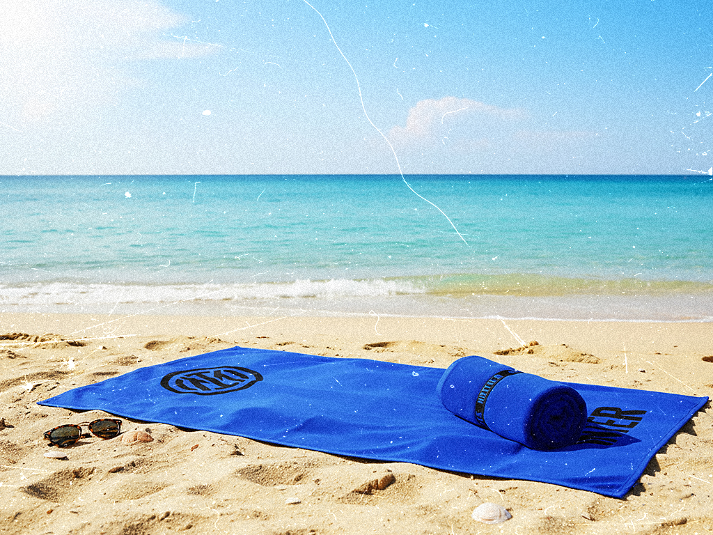 INTER TELO MARE MICROFIBRA, BLU | Ellepiu