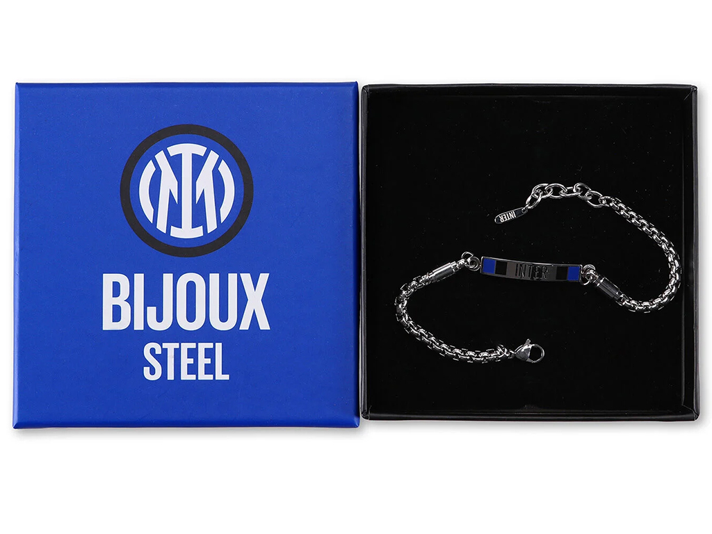 INTER BRACCIALE ACCIAIO, PLACCA | Ellepiu