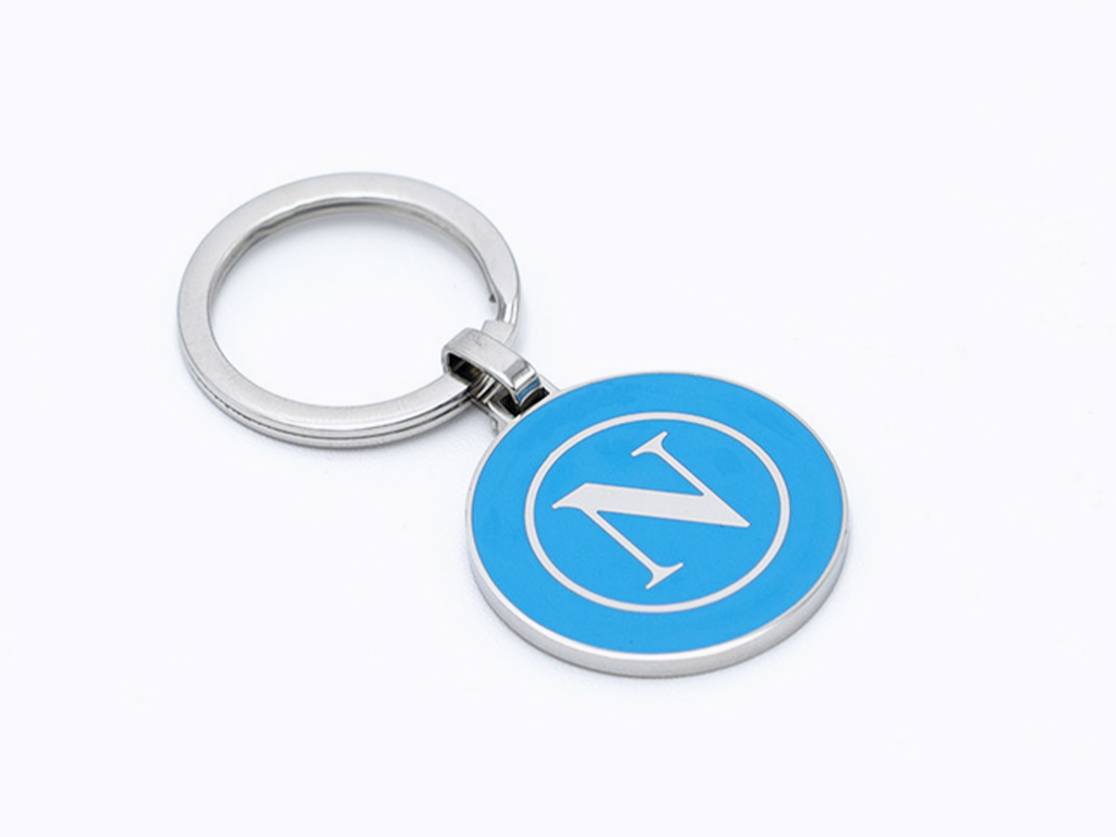 NAPOLI PORTACHIAVI ACCIAIO, LOGO | Ellepiu