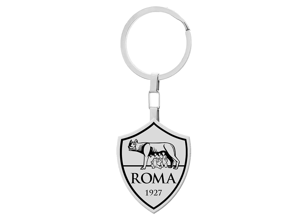 ROMA PORTACHIAVI ACCIAIO, LOGO | Ellepiu