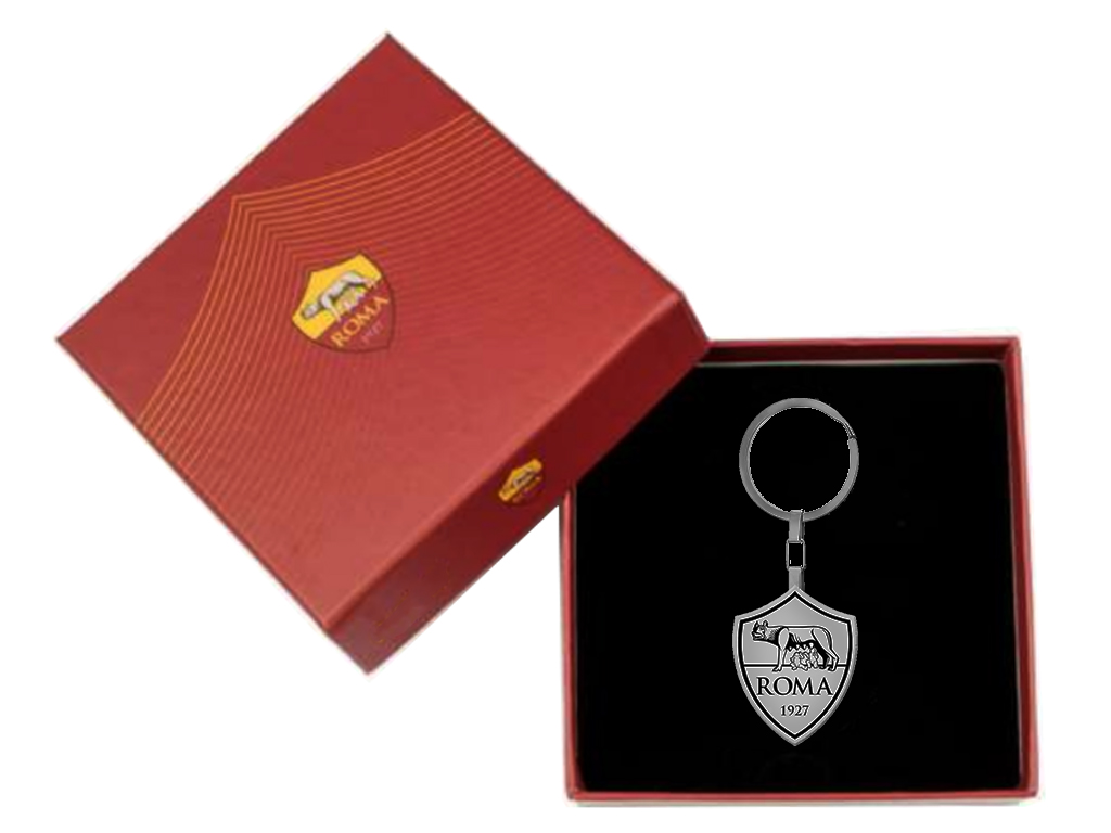 ROMA PORTACHIAVI ACCIAIO, LOGO | Ellepiu