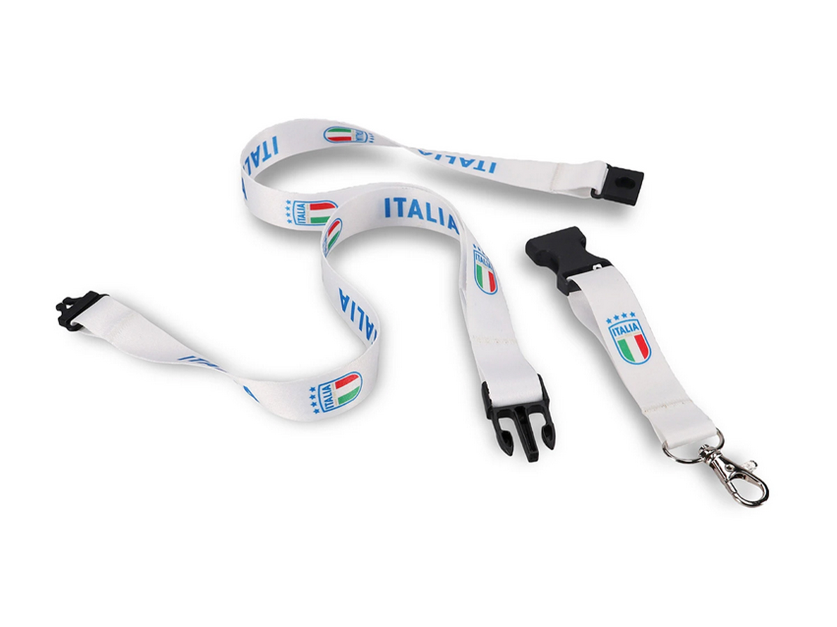 FIGC PORTACHIAVI BIANCO, DA COLLO | Ellepiu