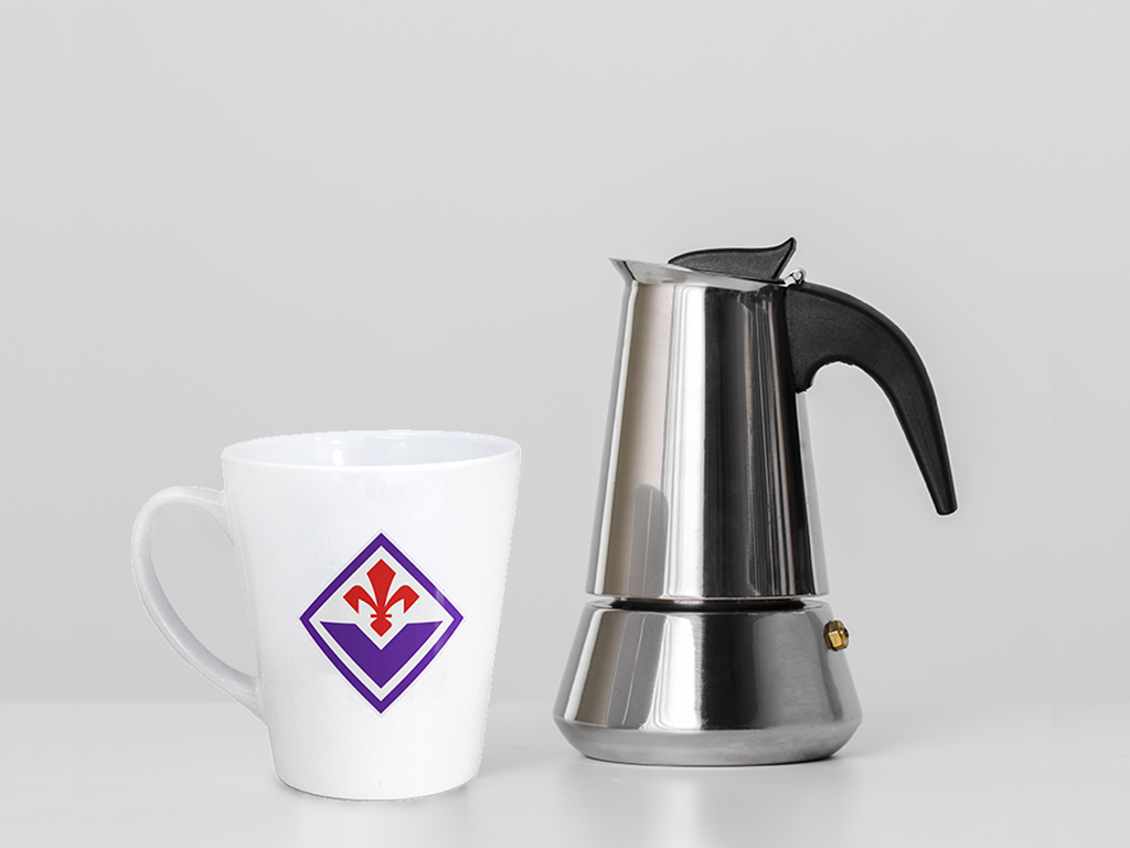 FIORENTINA TAZZA MUG CONICA, LOGO | Ellepiu