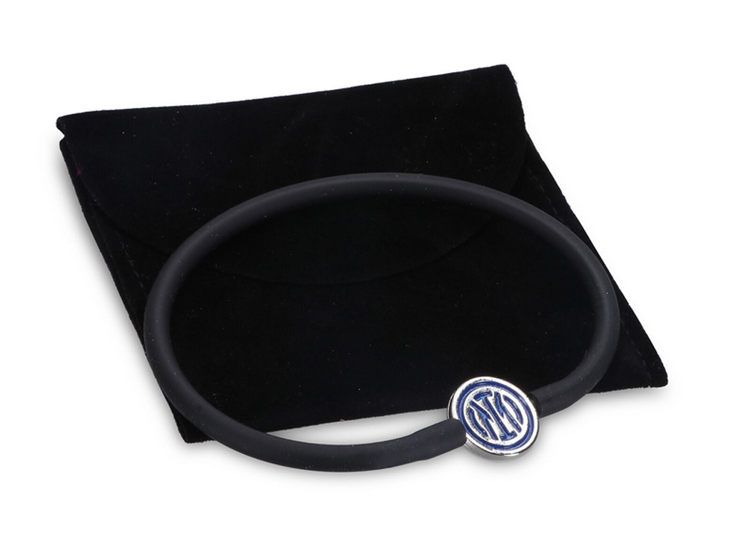 INTER BRACCIALE LOGO, NERO | Ellepiu