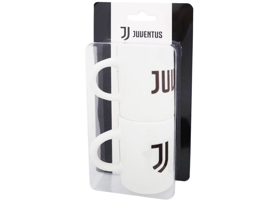JUVE SET 2 TAZZINE CAFFE', STAMPA BIFACCIALE | Ellepiu
