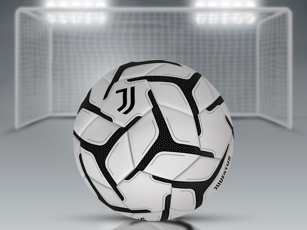 JUVE PALLONE CALCIO LOGO, MIS.5 | Ellepiu