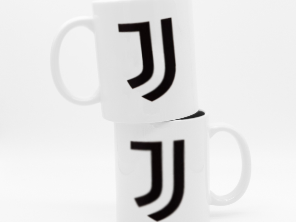 JUVE TAZZA MUG BIANCA, INT. NERO | Ellepiu