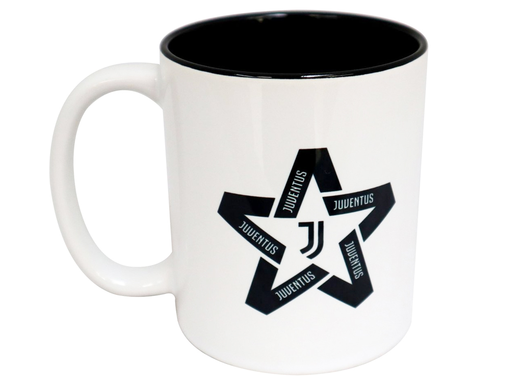 JUVE TAZZA MUG STELLA INT. NERO | Ellepiu