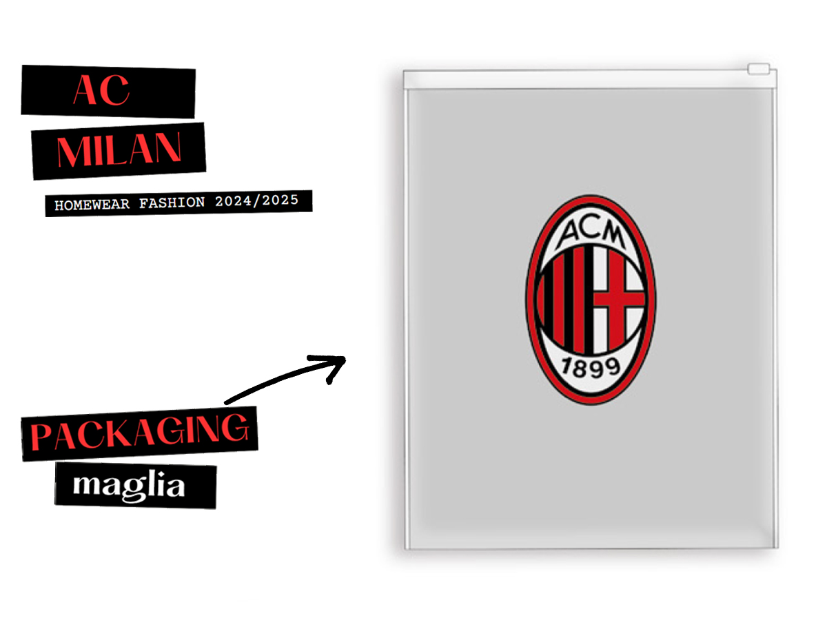 MILAN MAGLIA JERSEY LOGO, TG.L | Ellepiu