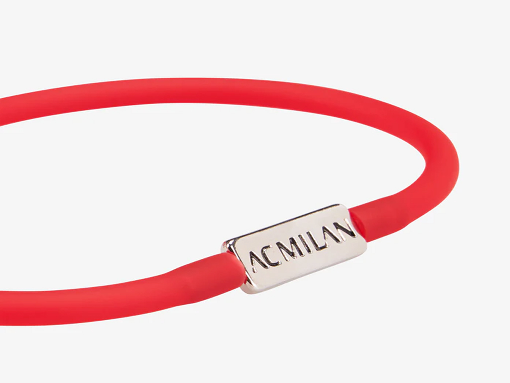 MILAN BRACCIALE ROSSO, PIASTRINA | Ellepiu