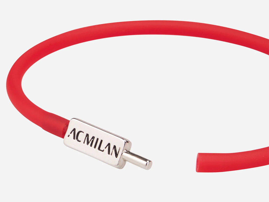 MILAN BRACCIALE ROSSO, PIASTRINA | Ellepiu