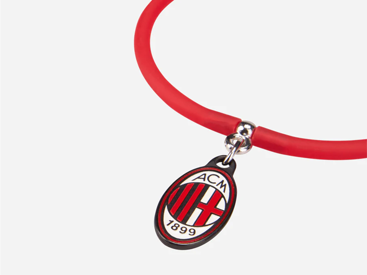 MILAN BRACCIALE ROSSO, CHARME LOGO | Ellepiu