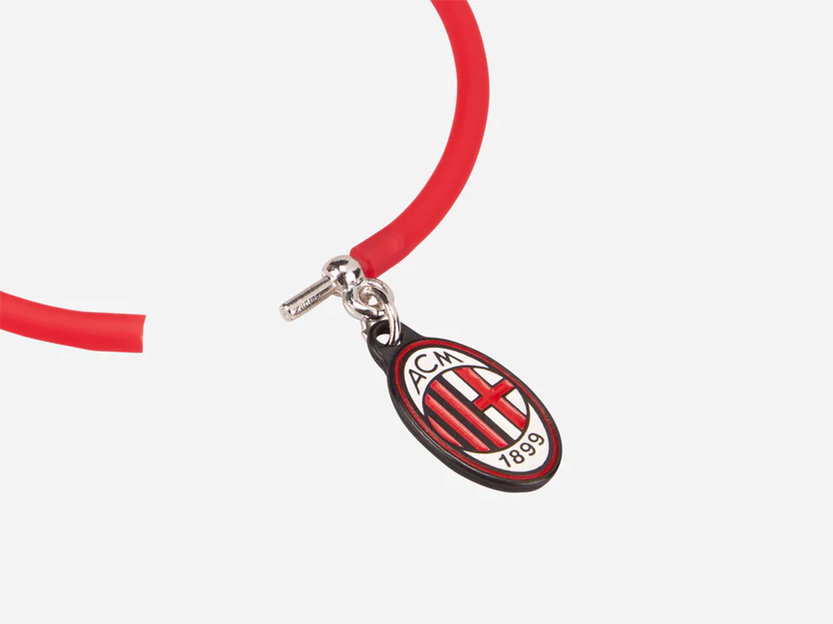 MILAN BRACCIALE ROSSO, CHARME LOGO | Ellepiu