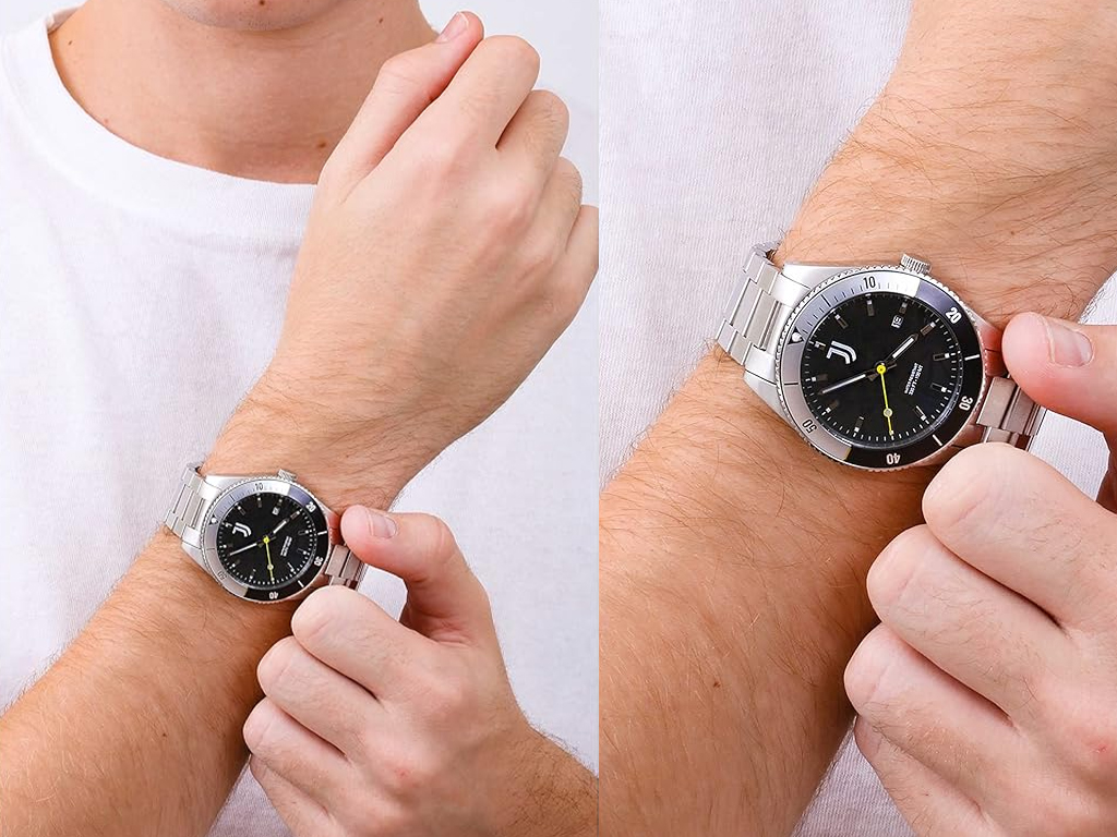 JUVE OROLOGIO SUB BIANCONERO, ACCIAIO | Ellepiu