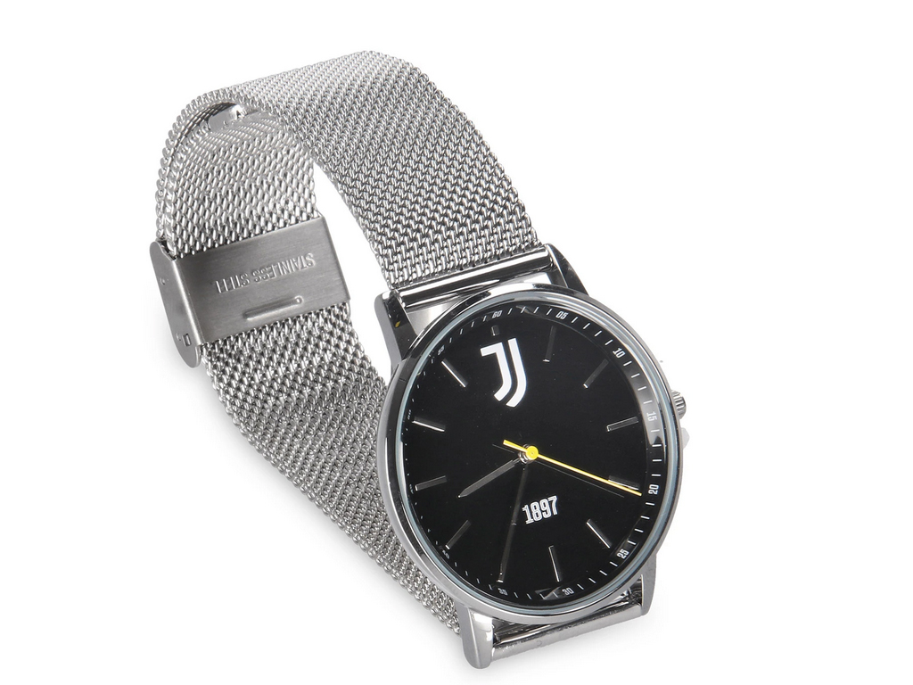 JUVE OROLOGIO TIDY ACCIAIO, NERO | Ellepiu