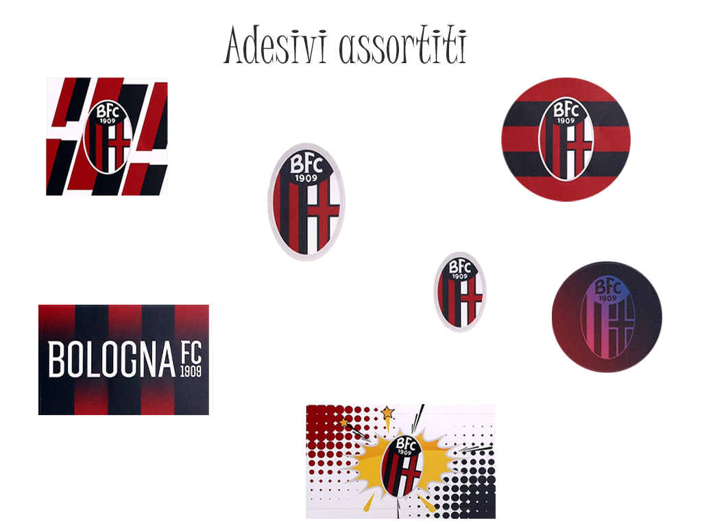 BOLOGNA KIT STICKERS, ASSORTITI | Ellepiu