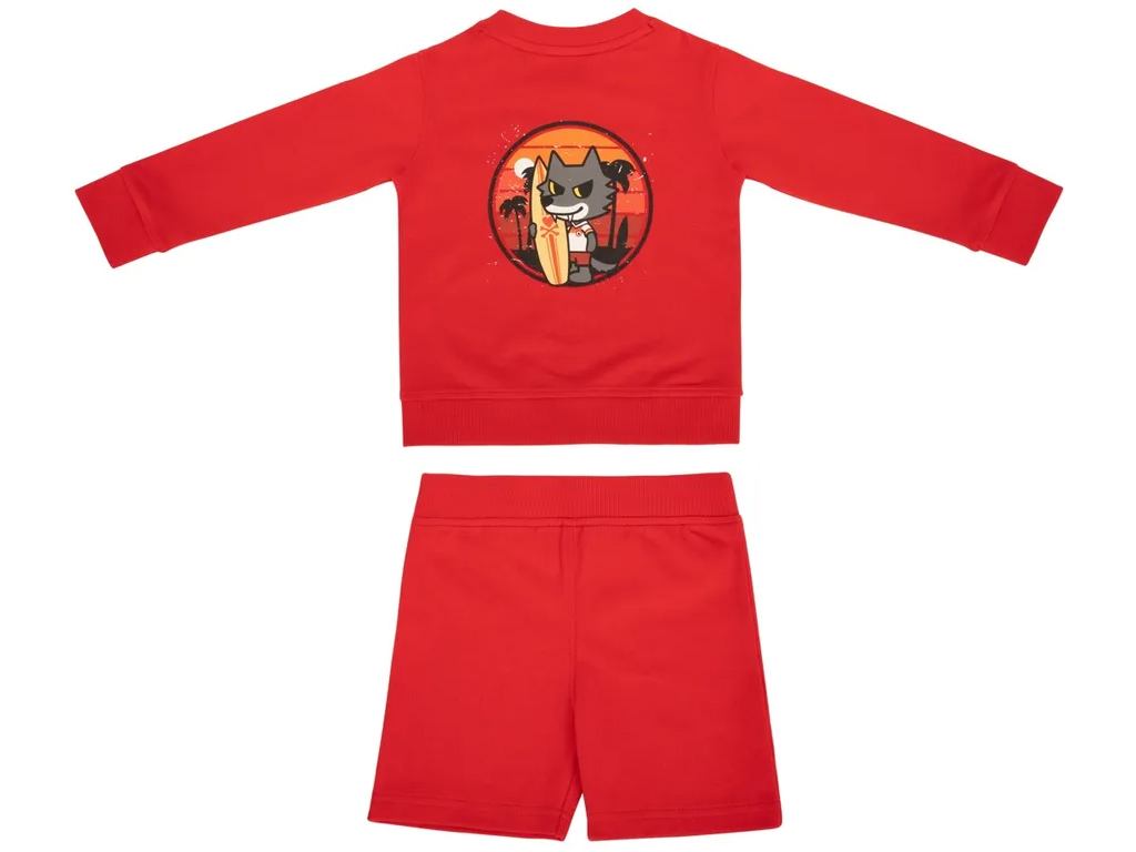 ROMA TUTA SHORT BABY,RED 6-9M | Ellepiu