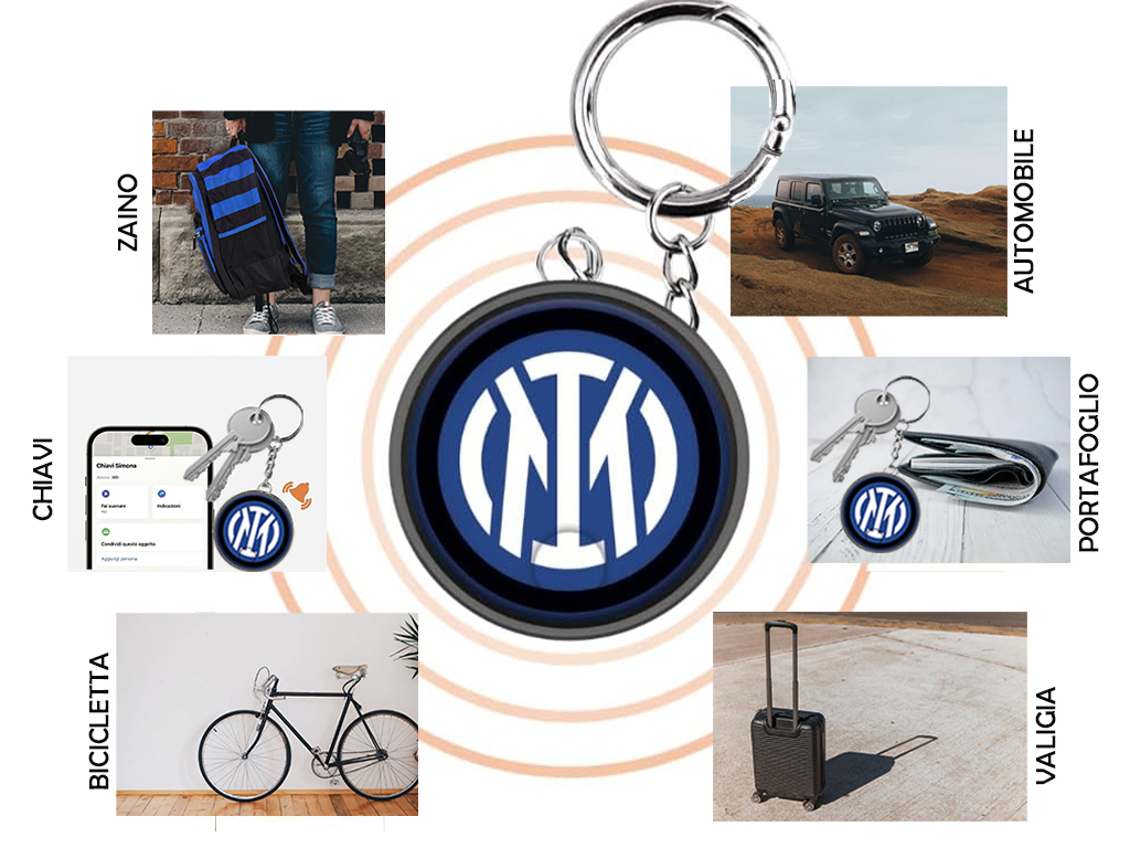 INTER LOCALIZZATORE GPS, GANCIO PORTACHIAVI | Ellepiu