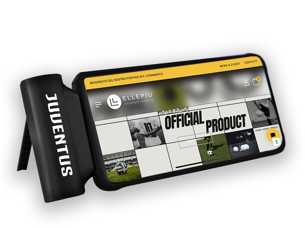 JUVE POWERBANK CON STAND, 4500 mAh | Ellepiu