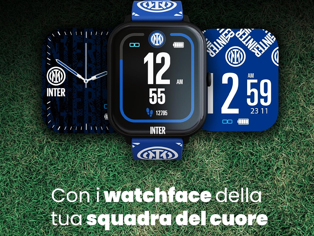 INTER SMARTWATCH, CINT.BLU/BIANCO | Ellepiu