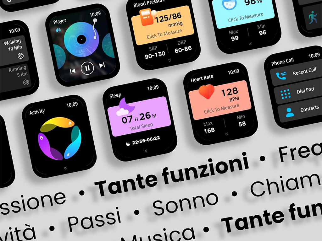 MILAN SMARTWATCH, CINT.ROSSO | Ellepiu