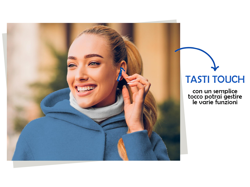 INTER AURICOLARI SENZA FILO, BOX RICARICA | Ellepiu