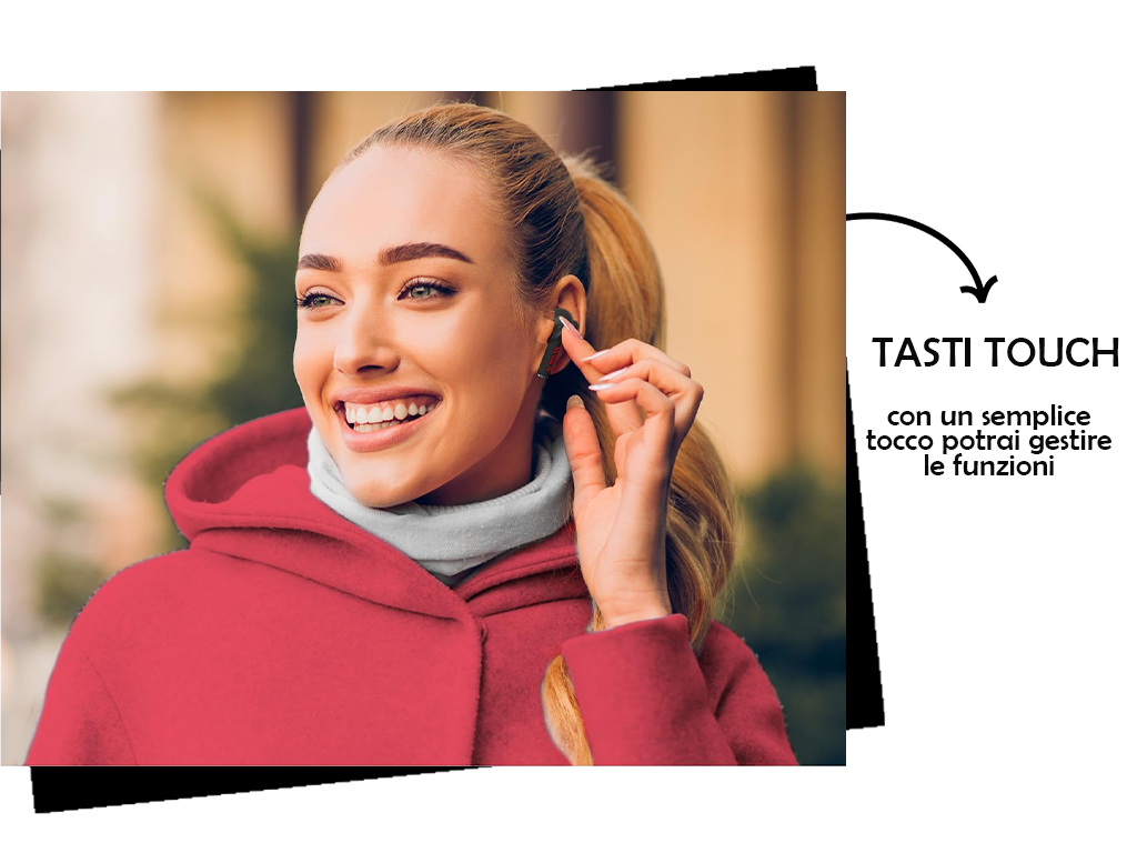 MILAN AURICOLARI SENZA FILO, BOX RICARICA | Ellepiu